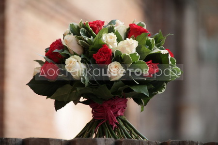 Букет из 25 роз "Крестьянская застава"